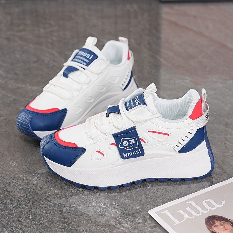 Damen Sportliche Plateau-Sneaker mit atmungsaktiver Konstruktion R&B