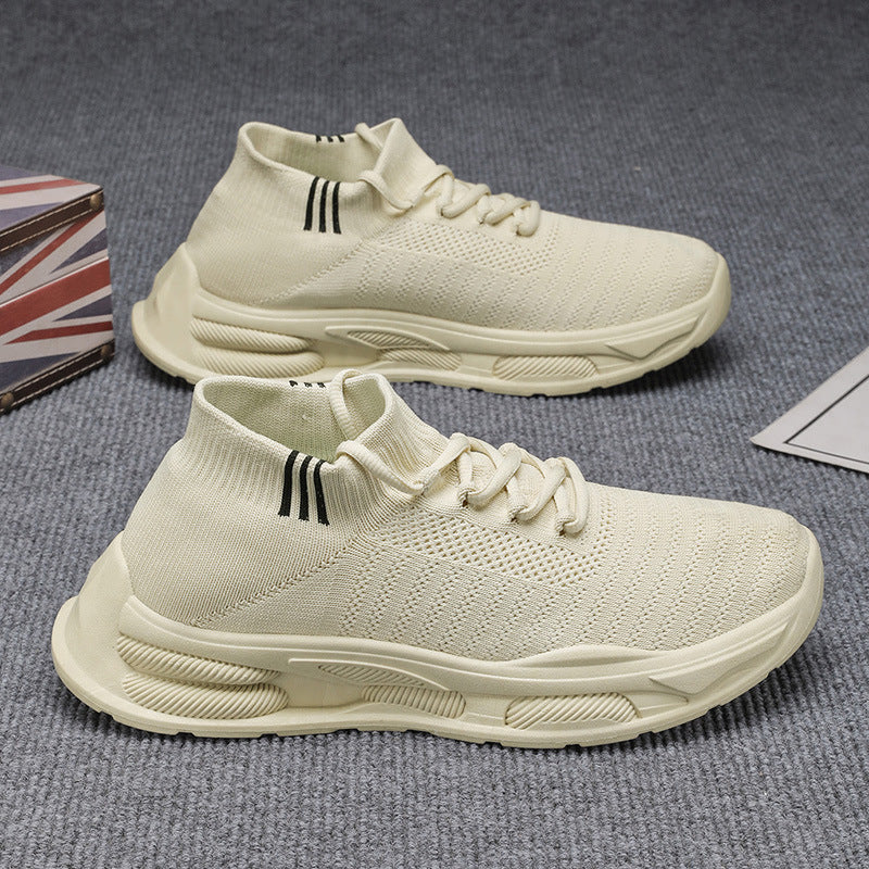 Damen Sportliche High-Top Sneakers mit atmungsaktivem Obermaterial und flexiblem Schaft R&B