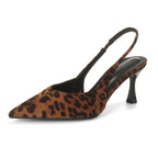 Damen Slingback-Pumps mit spitzem Design und komfortablem Absatz