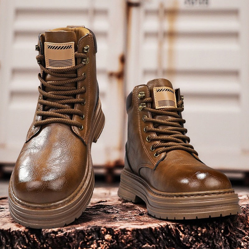 Damen Robuste Schnürstiefel mit verstärktem Knöchel und rutschfester Sohle R&B
