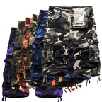 Herren taktische Cargoshorts mit multifunktionalen Taschen und verstellbarem Kordelzug
