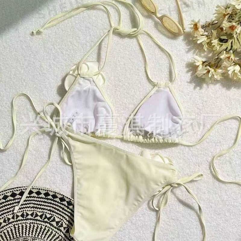 Damen Bikini-Set mit elegantem Blumenmuster R&B