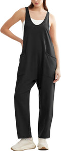 Damen Jumpsuit mit großzügigen Taschen und weichem Stretchmaterial R&B