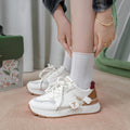 Damen Sportliche Sneakers mit atmungsaktivem Obermaterial und dämpfender Sohle