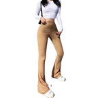 Damen Stretchhosen im eleganten Rippdesign R&B