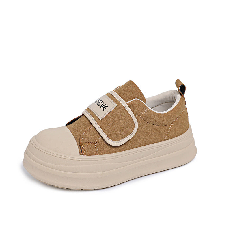 Damen Slip-On Sneakers mit praktischen Klettverschlüssen und komfortabler Sohle R&B
