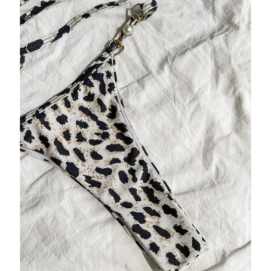 Damen Triangel-Bikini mit modischen Kettendetails R&B