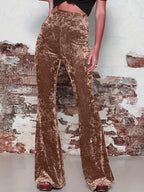 Damen Samtweite Hose R&B