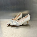 Damen elegante Pumps mit funkelnden Strassdetails R&B