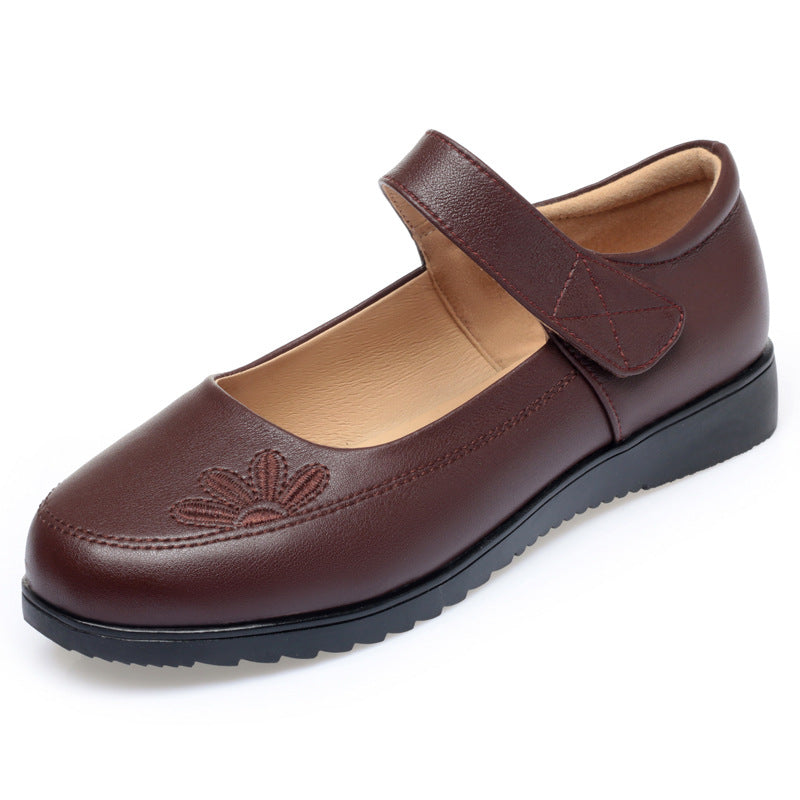 Damen elegante Mary Jane Schuhe mit modischem Riemen und bequemem Blockabsatz R&B