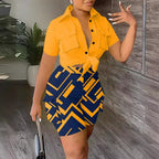 Damen Freizeit Set mit modischem Hemd und stylischen Shorts R&B