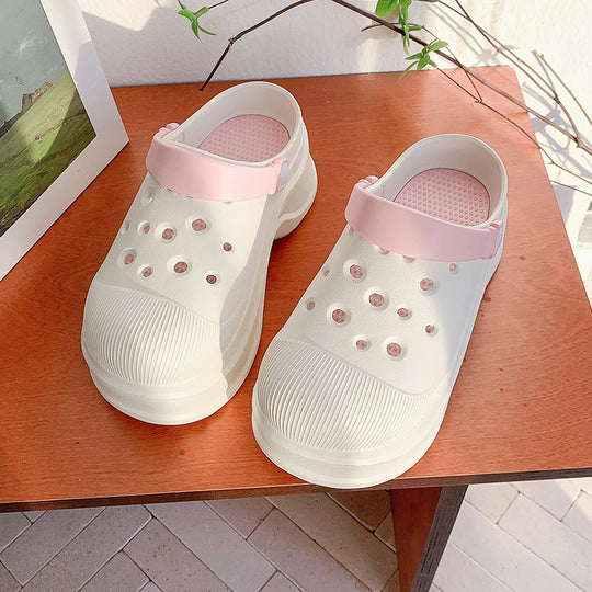 Damen modische Wasserclogs mit rutschfestem Design und verstellbarem Riemen R&B