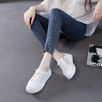 Damen Plattform Sneakers mit atmungsaktiver Mesh-Oberfläche und elegantem Design R&B