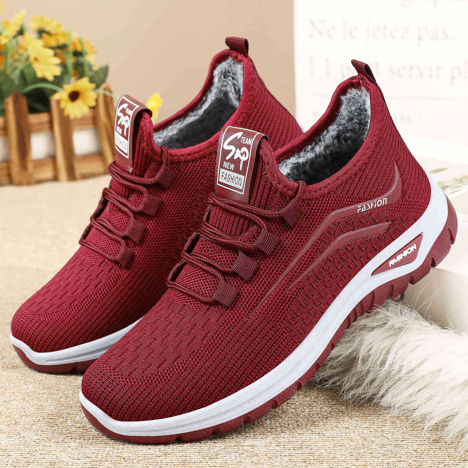 Damen komfortable und atmungsaktive Sneakers R&B
