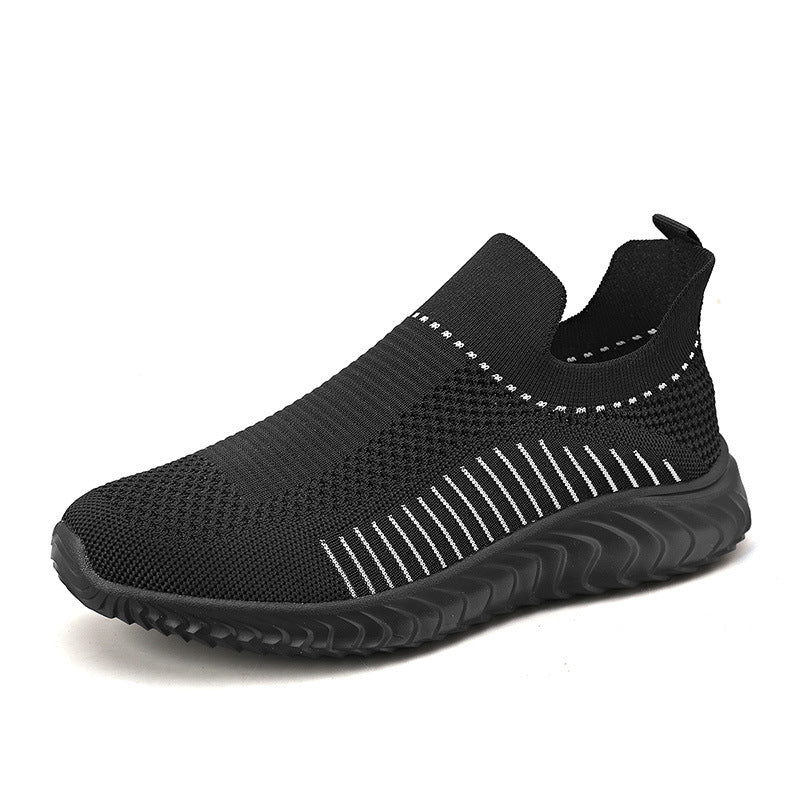 Damen Atmungsaktive Slip-On Sneakers mit elastischem Rippdesign R&B