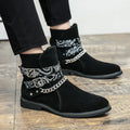 Damen Stiefeletten mit modischen Riemen und Kettenakzenten