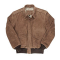 Herren Wildlederjacke im Biker-Stil