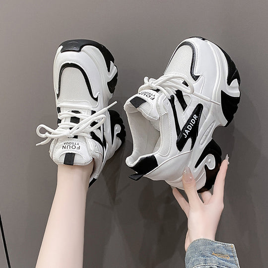 Damen Chunky Sneakers mit modischem Design und extraleichtem Fußbett R&B