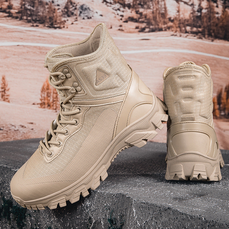Damen taktische Outdoor-Wanderschuhe mit rutschfester Sohle und atmungsaktivem Obermaterial R&B