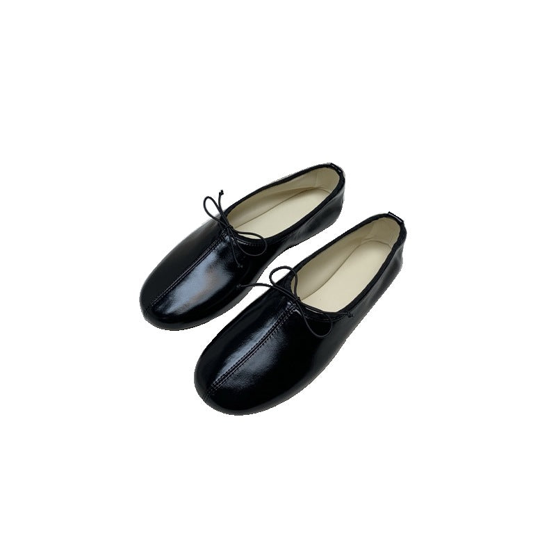 Damen Feine Ballerinas mit eleganten Schnürdetails