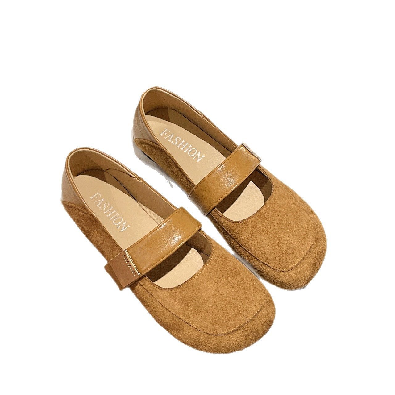 Damen Ballerina-Schuhe mit verstellbarem Riemen und weichem Innenfutter EB