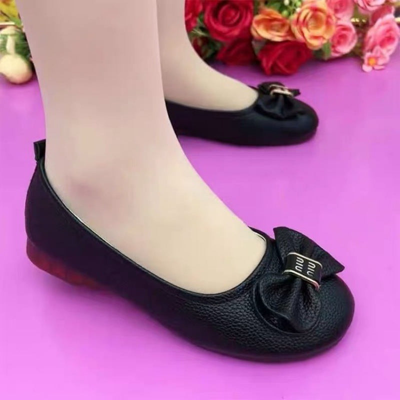 Damen Ballerinas mit eleganter Schleifenverzierung und komfortablem Fußbett R&B