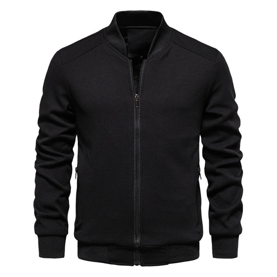 Herren modische Sportjacke mit atmungsaktivem Strukturdesign R&B