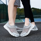 Damen Atmungsaktive Freizeitschuhe mit elastischem Slip-On Design