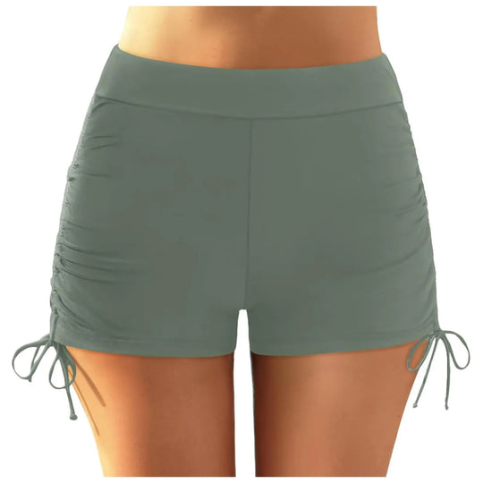 Damen sportliche Badeshorts mit verstellbarem Bund R&B