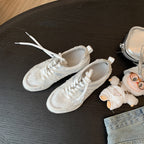 Damen Sportliche Sneakers mit atmungsaktivem Mesh-Obermaterial und schockabsorbierender Sohle R&B