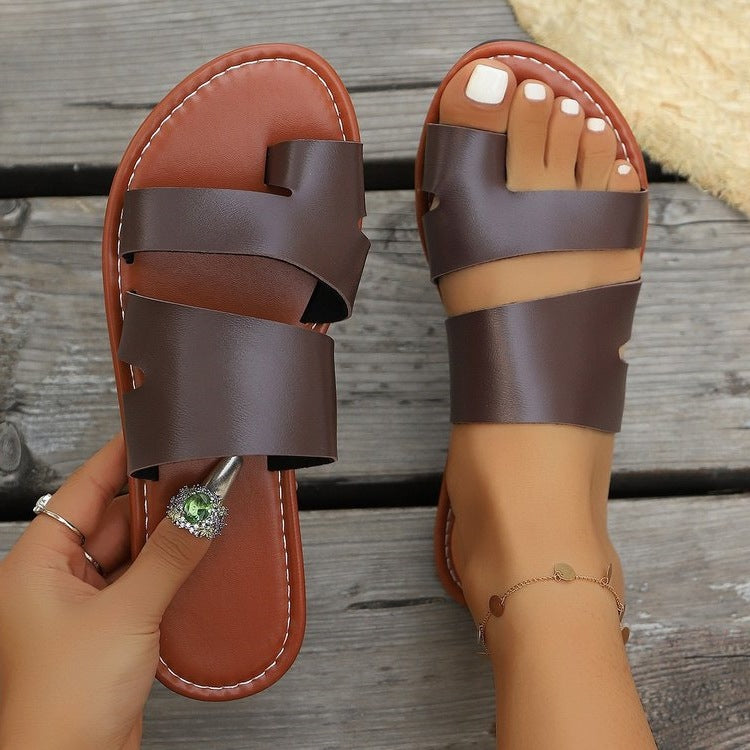 Damen Leder Sandalen R&B