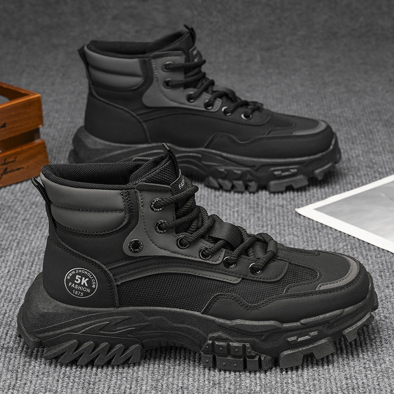 Damen robuste Outdoor-Boots mit rutschfester Profilsohle und atmungsaktiver Konstruktion