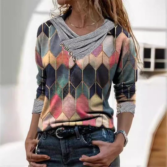 Damen modischer Pullover R&B