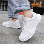 Damen Sportliche Sneakers mit atmungsaktivem Mesh-Obermaterial und dämpfender Sohle R&B