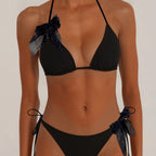 Damen Triangel-Bikini mit elegantem Schleifendetail R&B
