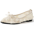 Damen elegante Spitzenschuhe mit floralem Design R&B