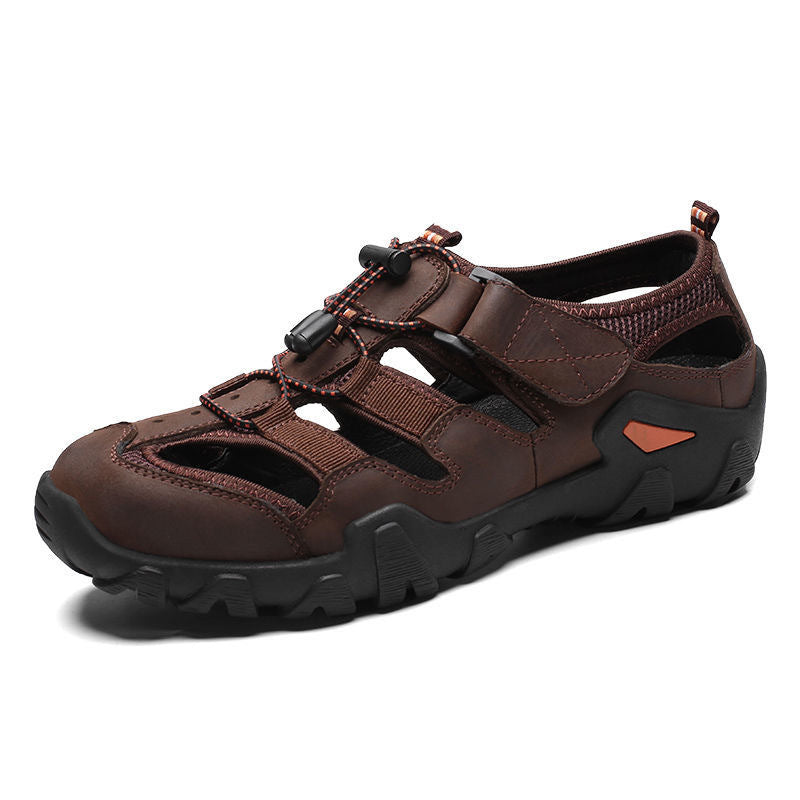 Herren Sportliche Sandalen mit atmungsaktiver Oberflächenstruktur und rutschfester Sohle R&B