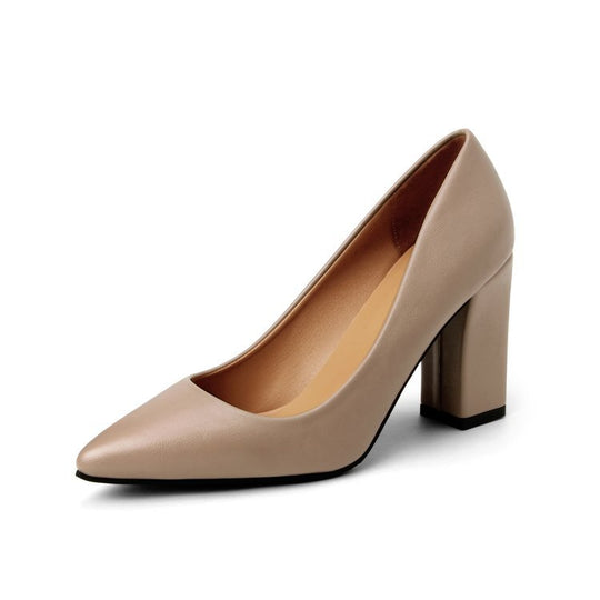 Damen elegante High Heels mit blockiertem Absatz R&B