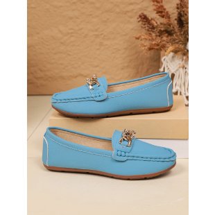 Damen Mokassin-Schlüpfschuhe mit dekorativer Applikation R&B