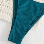 Damen Triangel-Bikini-Set mit raffinierten Schmuckakzenten R&B