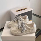 Damen Sportliche Sneaker mit atmungsaktivem Netz-Obermaterial und modischem Design R&B