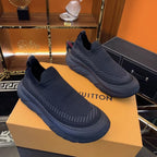 Damen Komfortable Slip-On Sneakers mit atmungsaktivem Obermaterial