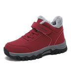 Damen Trekking-Sneaker mit isoliertem Innenfutter und rutschfester Sohle