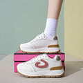 Damen modische Sneakers mit atmungsaktiver Oberfläche und dämpfender Sohle R&B