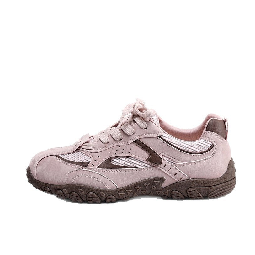Damen sportliche Sneaker mit innovativer Oberflächenstruktur und rutschfester Sohle R&B