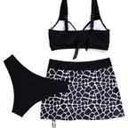 Damen Bikini-Oberteil mit Wickeloptik und Rüschendetails R&B