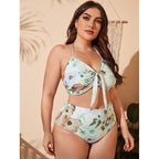 Damen Hochwertiger Bikiniset mit Floralprint R&B
