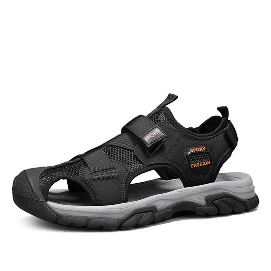 Damen Sportliche Sandalen mit verstellbaren Riemen und rutschfester Sohle R&B