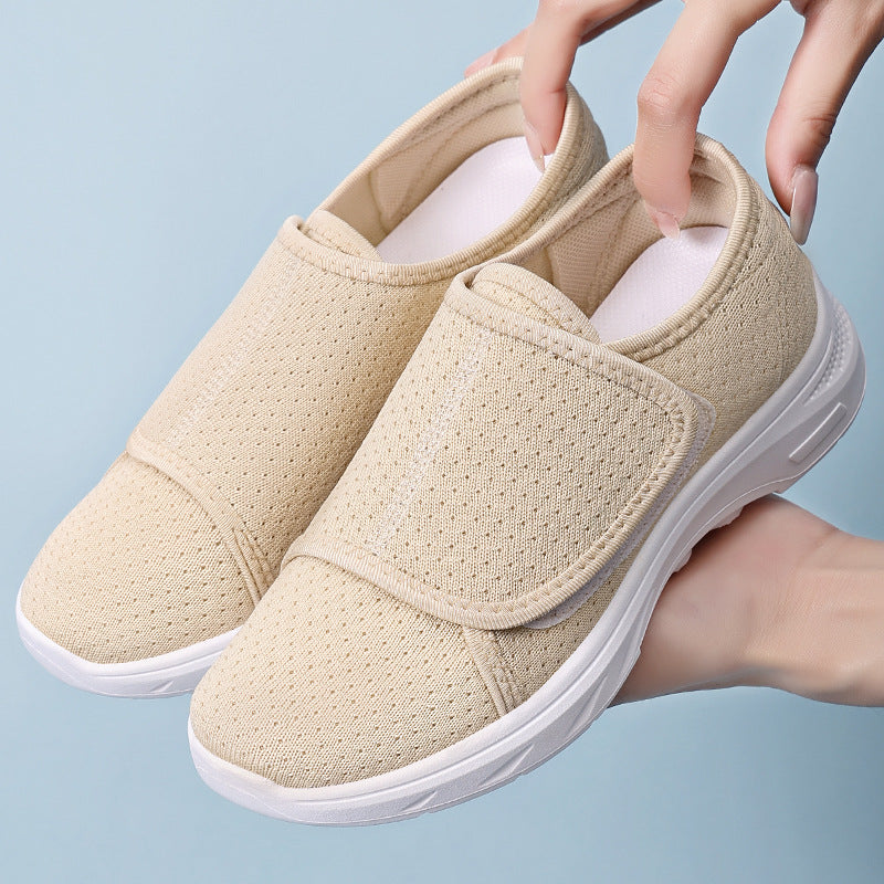 Damen Atmungsaktive Slip-On Schuhe mit elastischem Riemen R&B