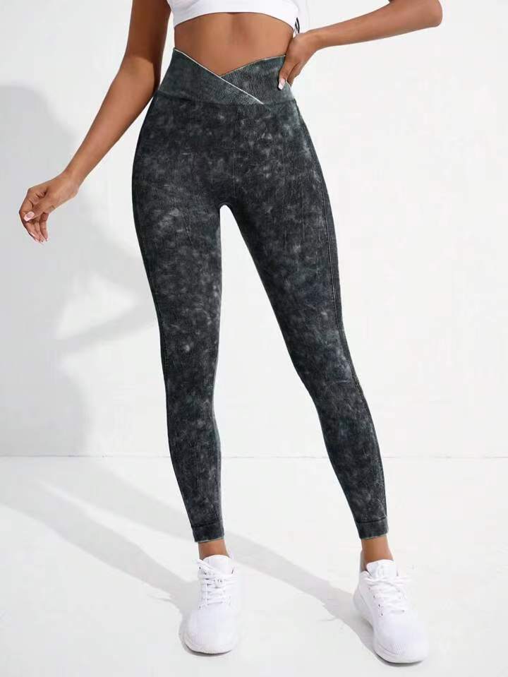 Damen Hochgeschnittene Sportleggings R&B